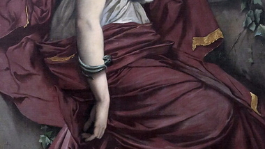 Anselm Feuerbach. 1829-1880. Medea mit dem Dolche. Ilustrace