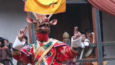 Buddhistické obřadní hry čham 1