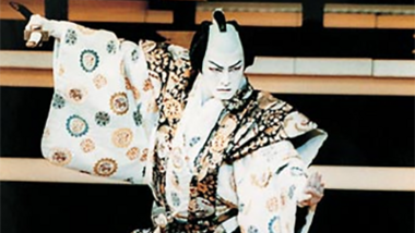 Herec japonského divadla kabuki