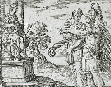 ilustrační obrázek Jason Promises His Hand to Medea, wikimedia commons